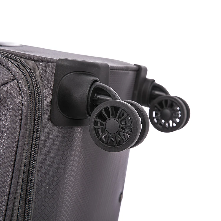 Oem Custom Lightweight Soft nylon luggage 4 Pieces 20 24 28 32 Inch Spinner 4 Wheels Suitcase Luggage Sets