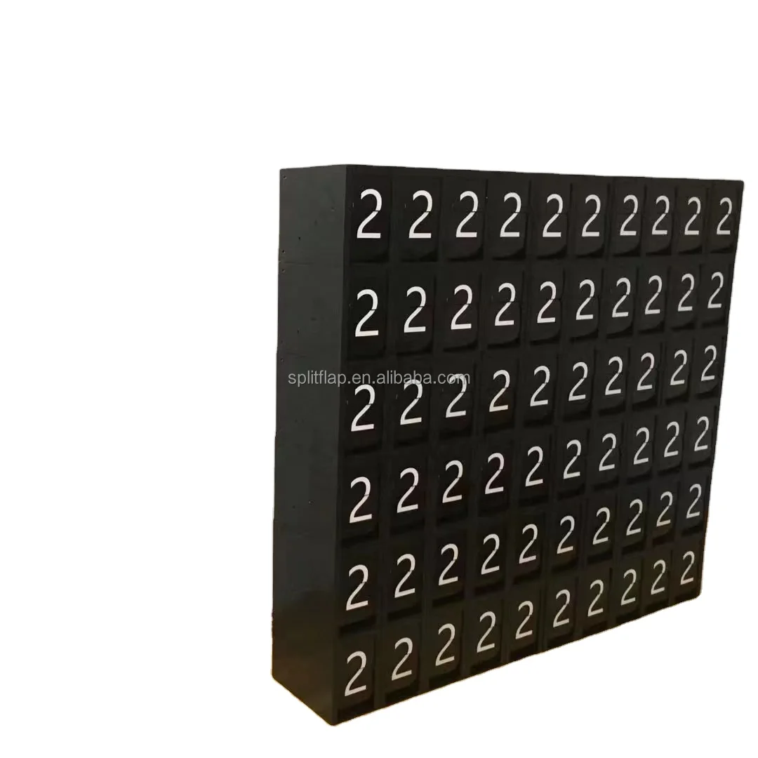 English information display menu display split flap display