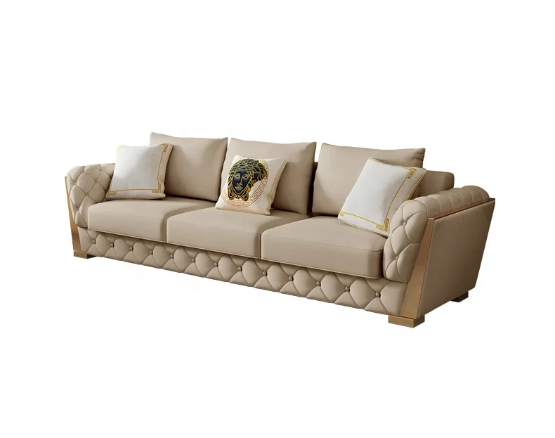 Modern simple designer living room couch royal sofa set luxury living room furniture