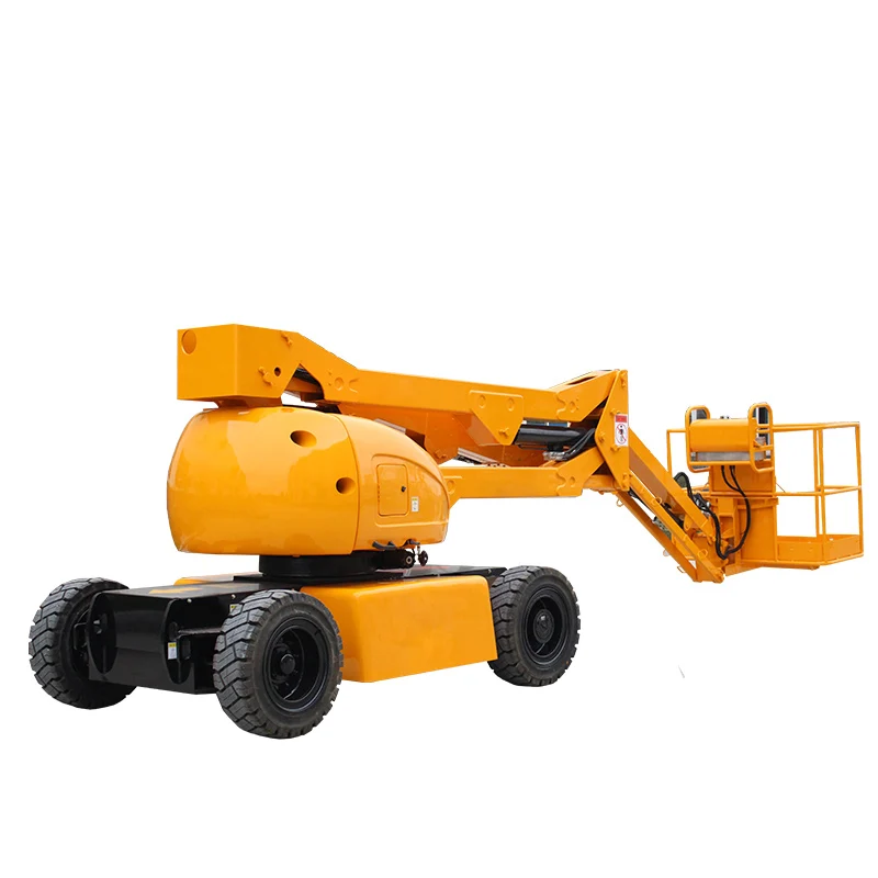 Powerful Towable Articulated Boom Lift for Neighborhood Unit Improvements