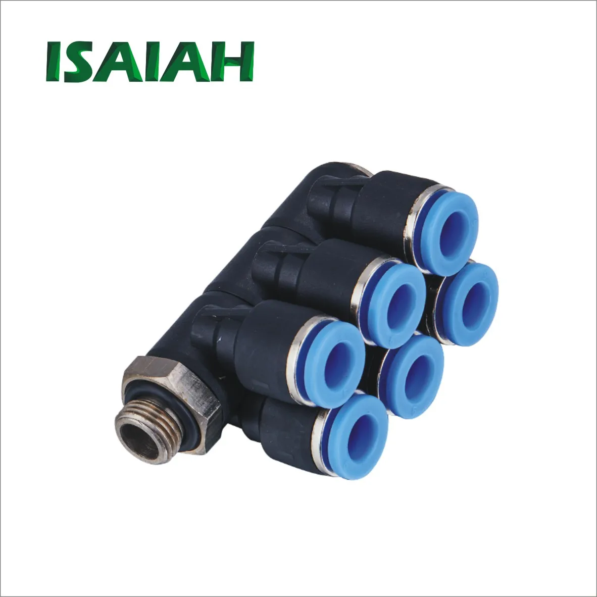 From Ningbo Isaiah Factory  Universal Male Elbow One Touch Tube Air Fittings Pneumatic Quick Connector