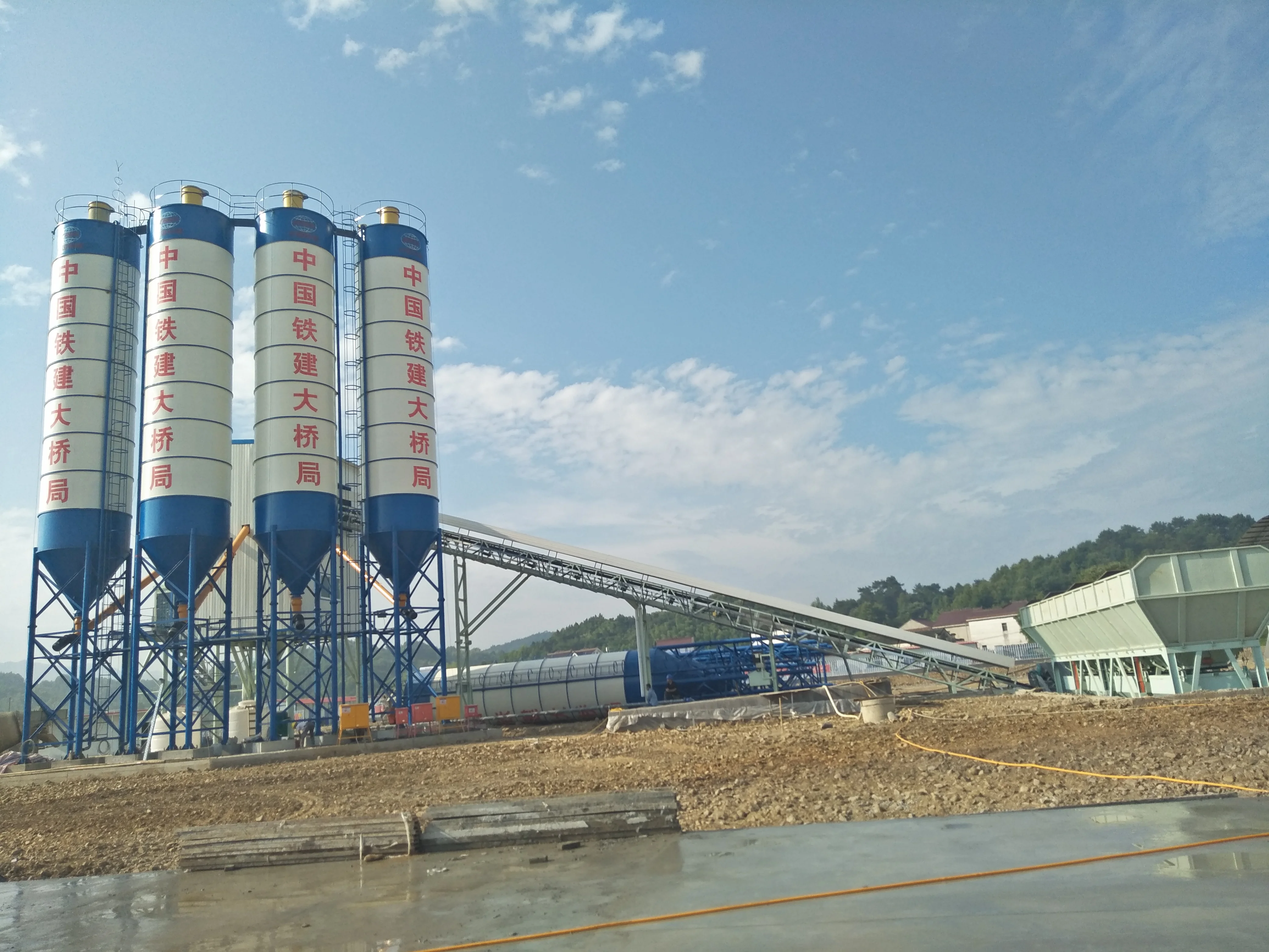 HZS240 Concrete Batching Plant High Efficiency and Durable Construction Equipment
