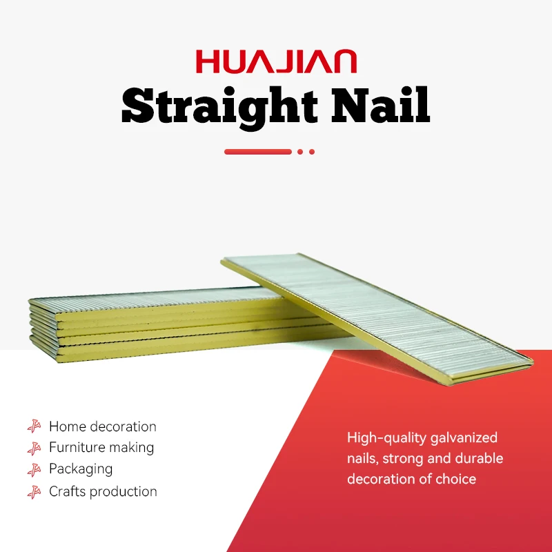 Good Price Air Gun Pneumatic Nail Floor Straight 16Ga 20mm brad nails T Series Nails For Customize