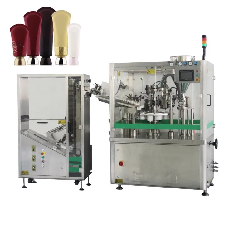 automatic soft plastic tube filling and sealing machine ointment paste tube filler sealer