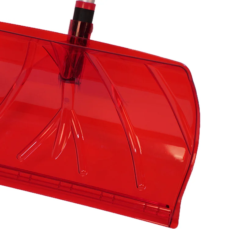 
Plastic Snow Shovel Snow removal Snow Pusher with Aluminum handle and D grip Suitable for Driveway or Pavement Clearing 17IN 