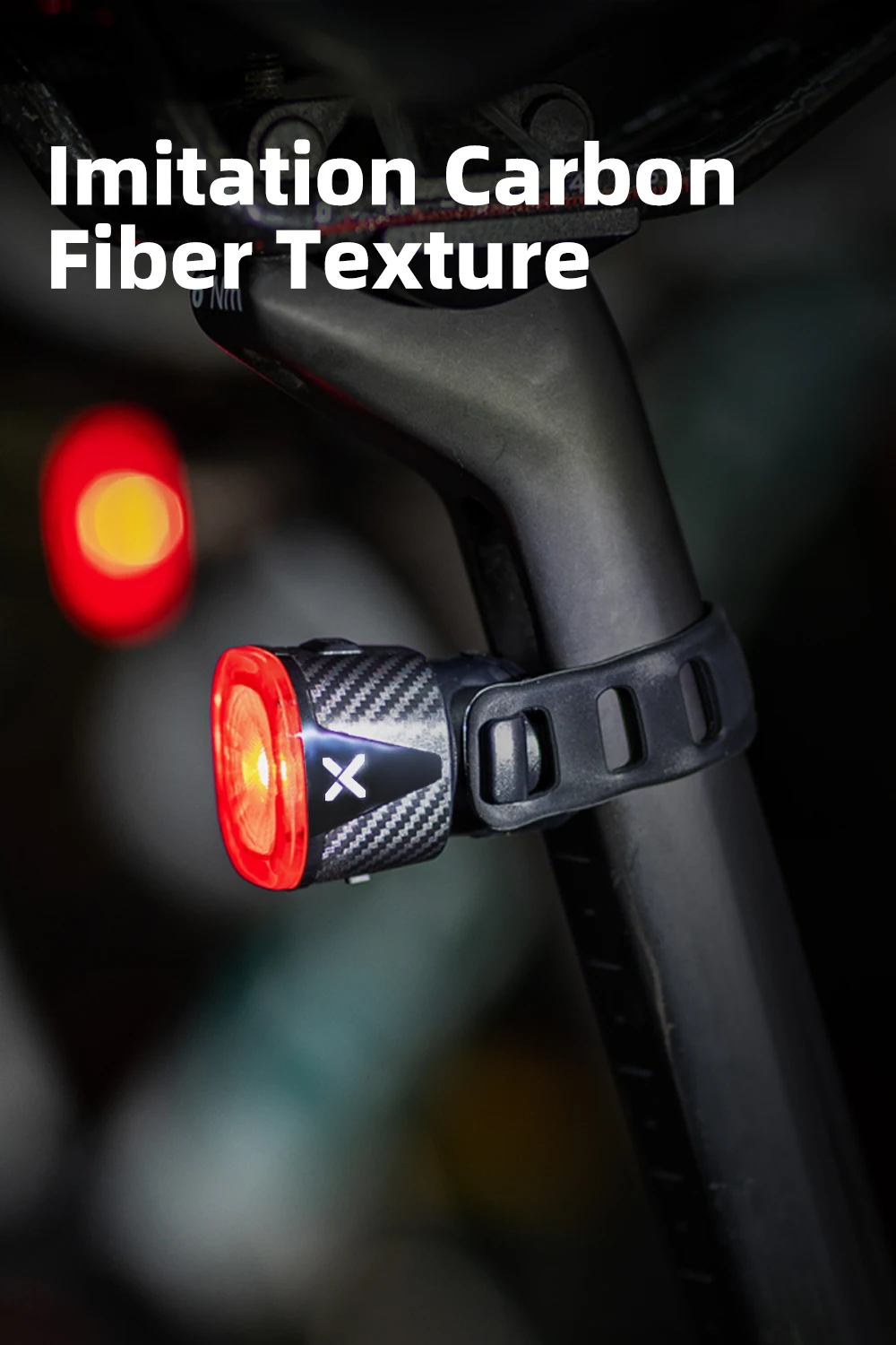 XOSS XR01 New Bicycle Smart Brake Tail Light MTB Road Bike Auto Brake Sensing Light IPX6 Waterproof LED Warning Rear Lamp