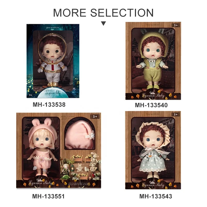 8 Inch music doll cartoon baby doll toy for kids