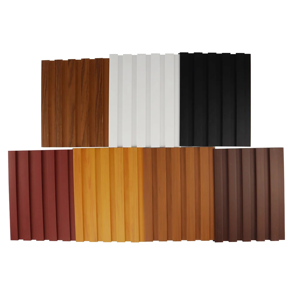 New Design New Great Wall Composite Waterproof Wpc Wall Board/ Pure Color Wpc Wall Panel/ Pure Color Wpc Wall Cladding