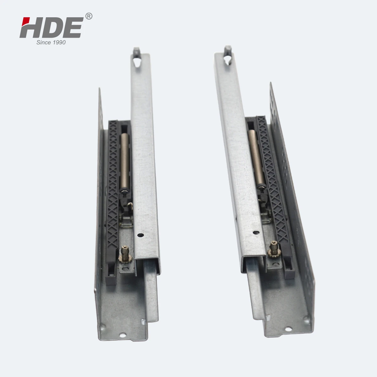 Custom Adjustable Two Fold Hidden Undermount Drawer Slides Soft Close 350 Cm