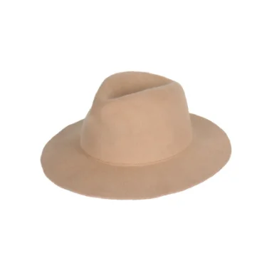 HUAYI  HATS  Hot Sale Hand Made 100%  Australian Wool Crushable Fedora Hat For Women