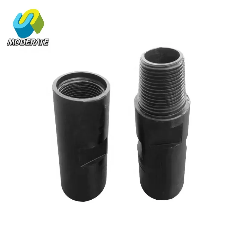 Water well drilling tools drill rod adapter API female thread full coupling specialized drill pipe