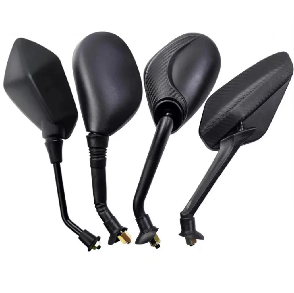 Wide convex mirror rearview mirror of motorcycle