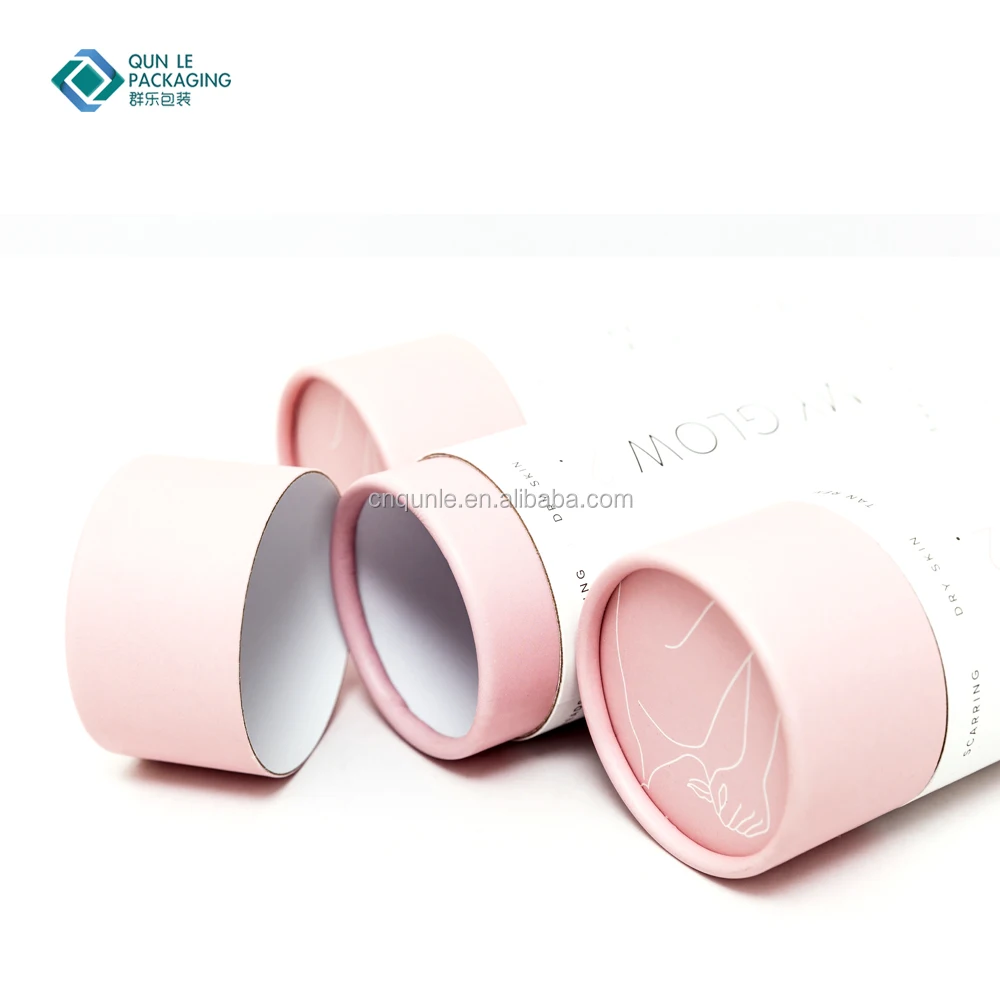 eco friendly cardboard paper cosmetic tube cosmetic packaging tube