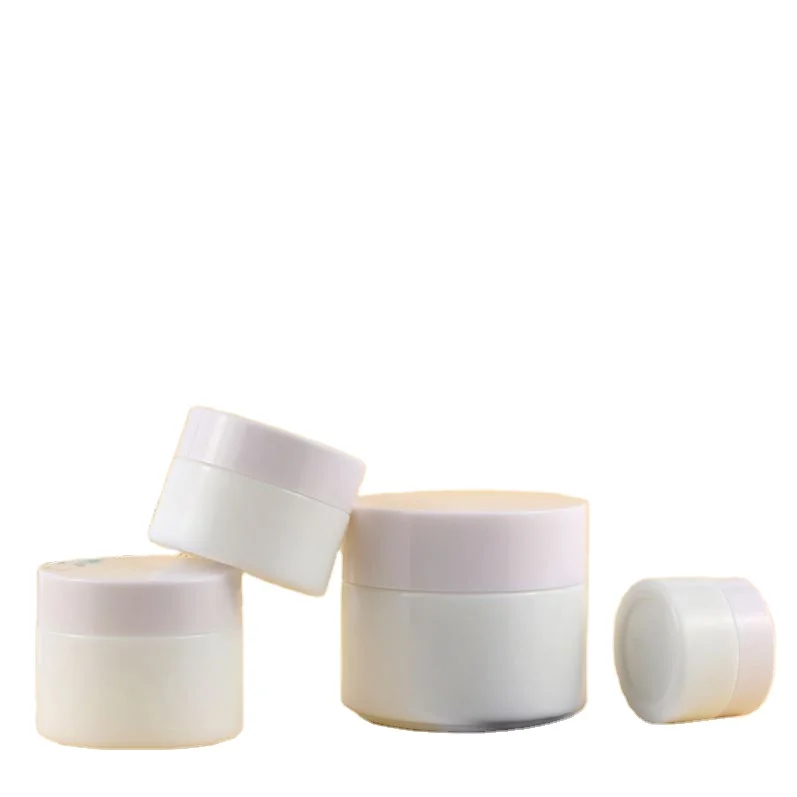 Factory autocratic custom cheap Chinese price cosmetics amino acid cream glass jar