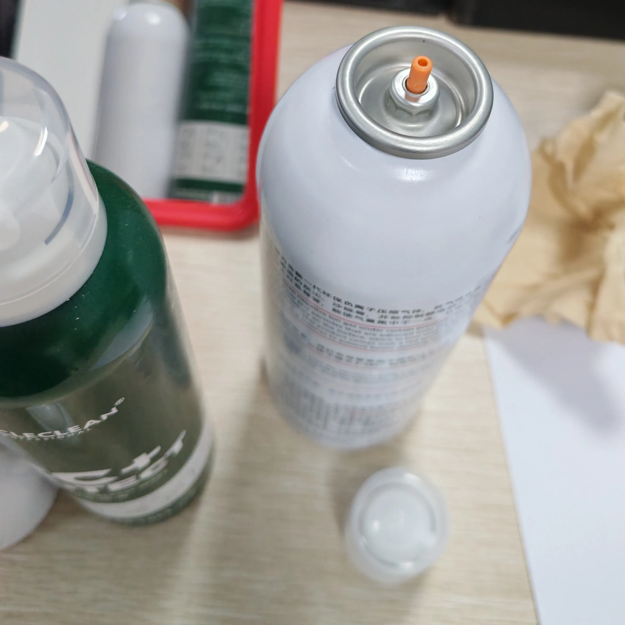 Foam cleaning empty aluminum aerosol can for washing and bathing factory sell package custom your own brand