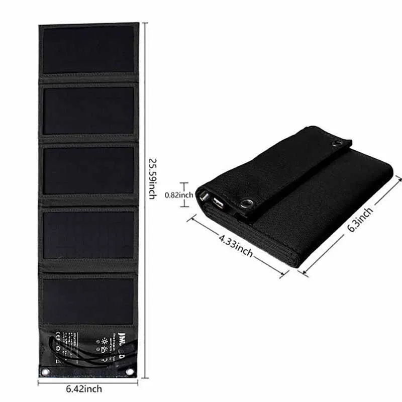 Wholesale  solar-panel 5 V 12 W/18 W /30 W Foldable Solar Panel With USB Output For Outdoor 12 V Battery Charging