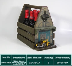 Wholesale Antique Wooden Metal Wine Rack Motorcycle Tram Bus Model Wine Bottle Holder And Bottle Opener For Home Bar Decoration