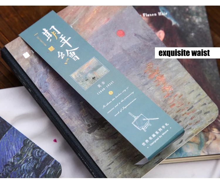 ISO 9001-2008 Custom Hardcover Daily Weekly World Famous Painting Notebook Oil Painting Palnner