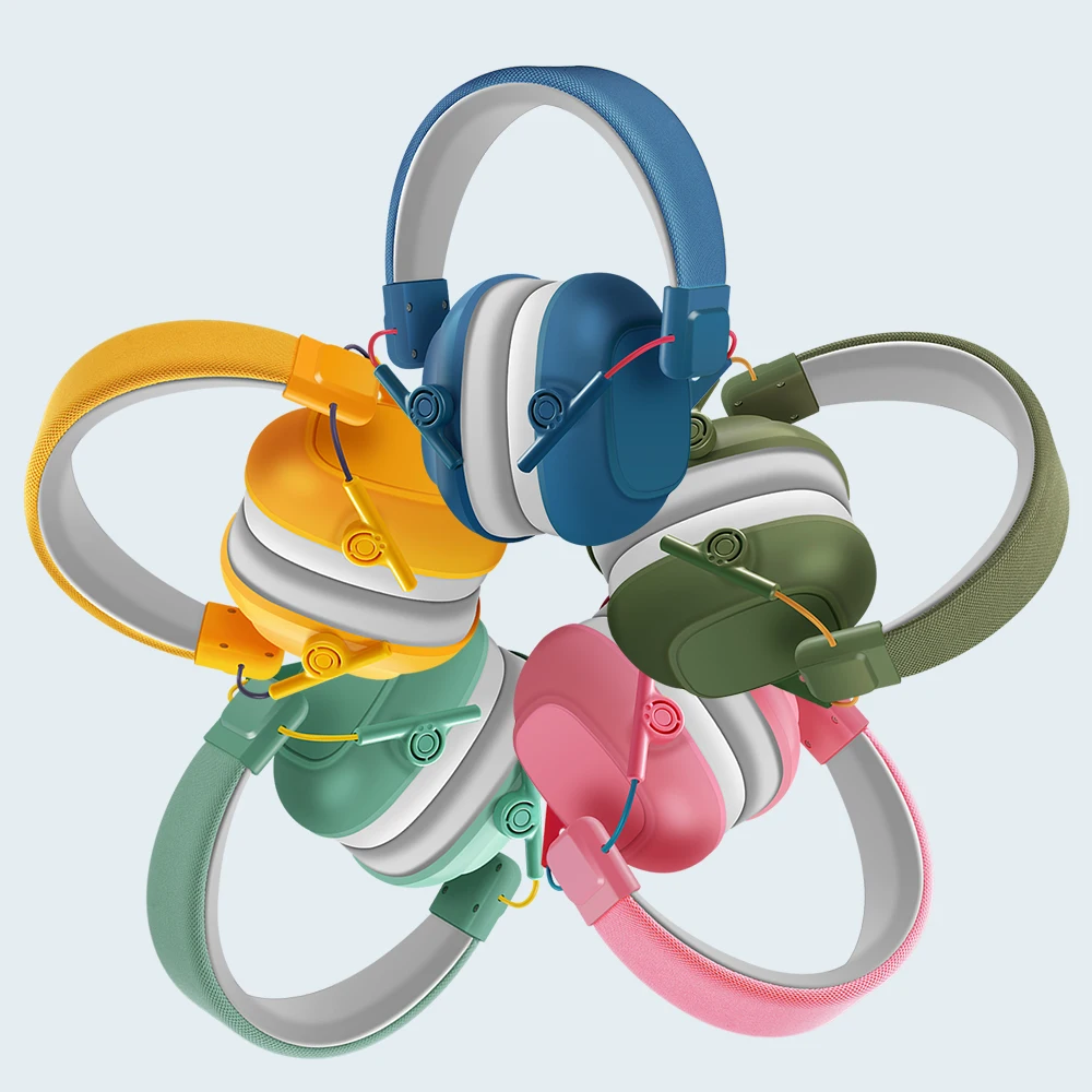 Hearing protector safety earmuff ear protector adjustable headband