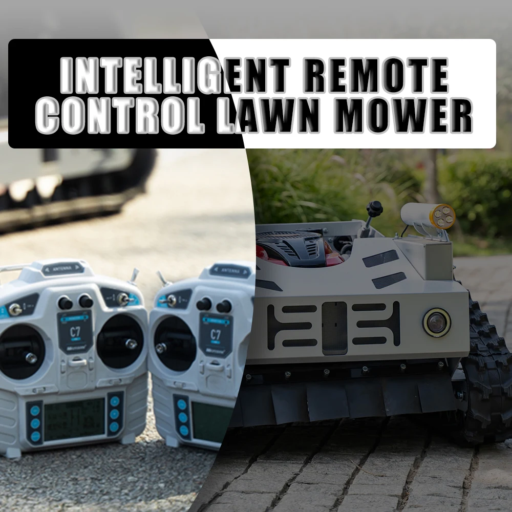 Grass Cutter 550mm Mini Robot Lawn Mower Prices RC Lawn Mower Remote Control Lawn Mower