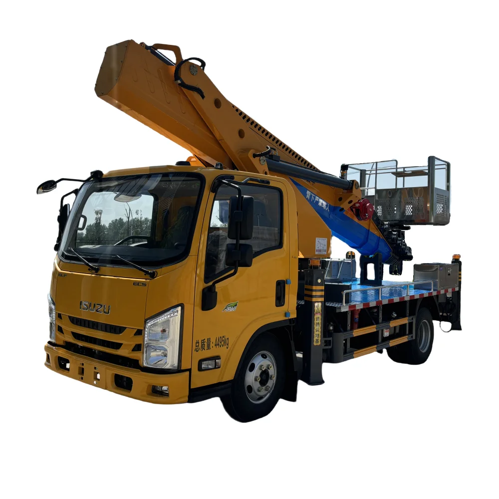 isuzu 30 meters aerial work truck 200 kg bucket trucks cherry picker high altitude work vehicle