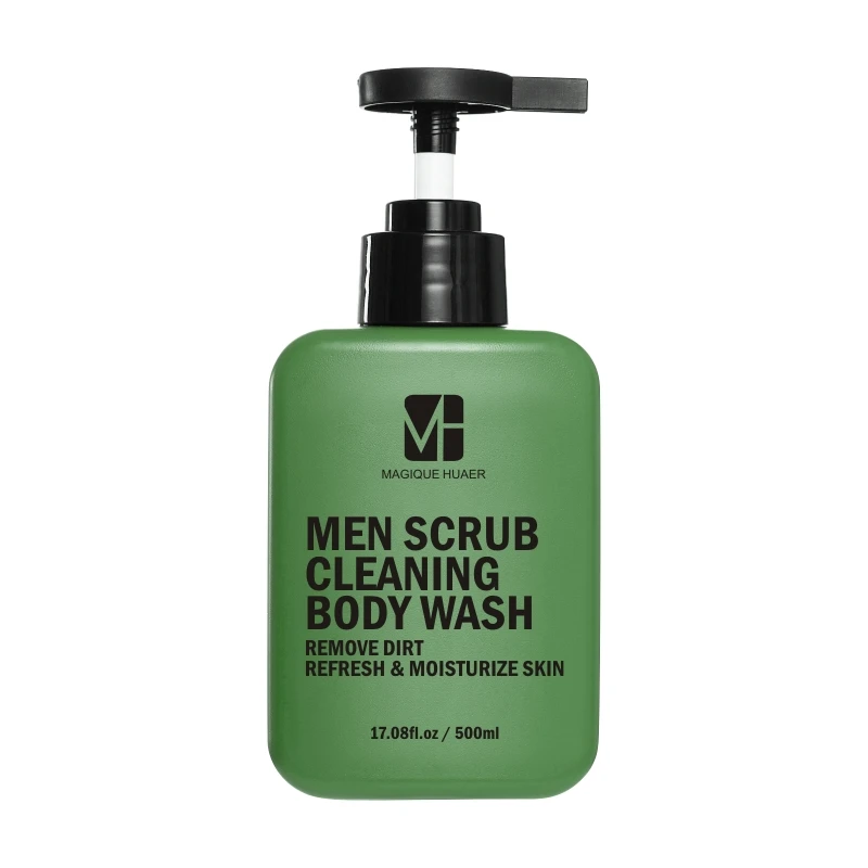 
 OEM оптовая продажа, индивидуальный натуральный Отшелушивающий скраб для веганцев для мужчин, гель для душа, гель для мытья тела, мужской скраб для мытья тела  