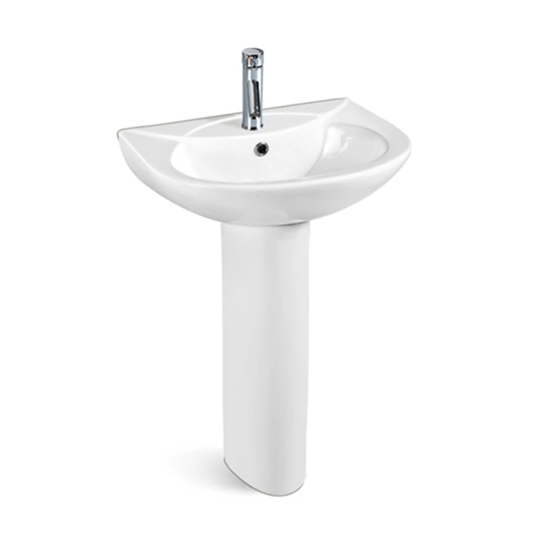 First-B104 White Luxury Designs Ceramic Lavabo Bathroom Sinks Pedestal Wash Basin