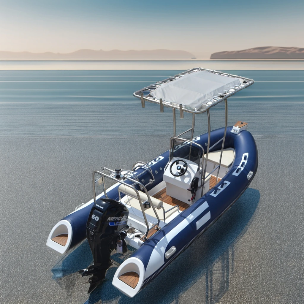 2024 New Design Hypalon Rib Inflatable Boat Engine Combo Set Double Model 4.7m Length Fiberglass PVC Boat Center Console Sale