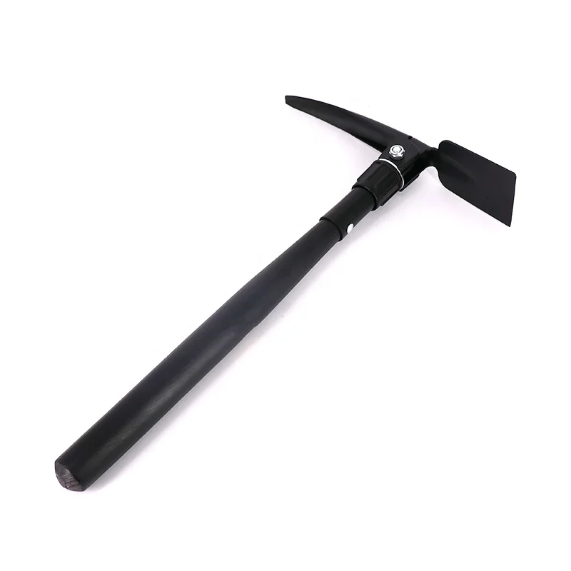 Outdoor Camping Hiking Ultimate Function Wood Handle Pickaxe