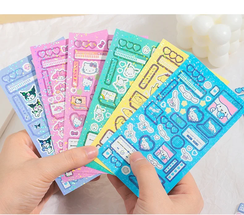 Мультяшная пудинг собака Мелодия Милая тарелка DIY Goo Card стикер ручной аккаунт мультяшный материал