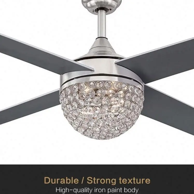 Ac Dimmer Digital Display With Light 52 Replacement Shades Crystal Lamp Shade For Ceiling Fan