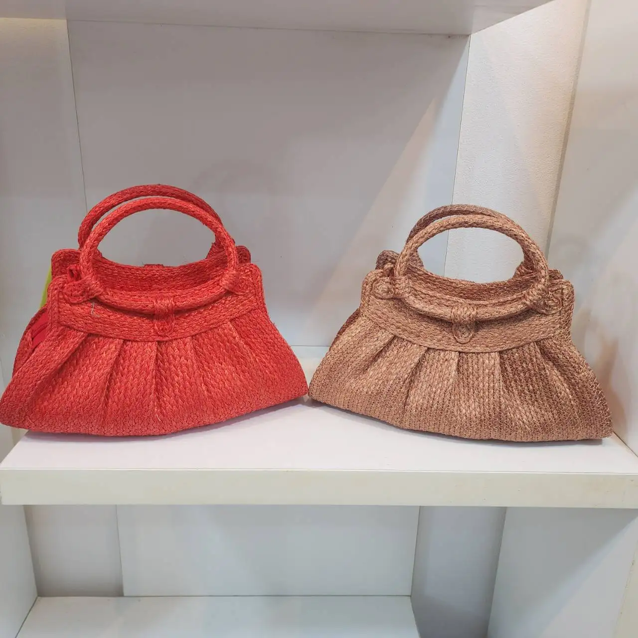 Women Bag Size hand bags Thai Plant Fabric Silk Sisal Fiber Best Seller Bags Product of Thailand