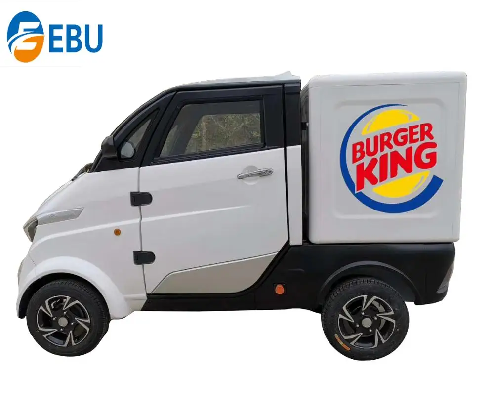 2020 New EEC Hot Sale In Europe L6e Mini Van Electric car for Food Pizza Delivery City Logistics vehicles