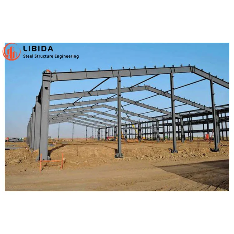 Industrial steel building prefabricated wide span structure big workshop industrial storage warehouse prefabricated