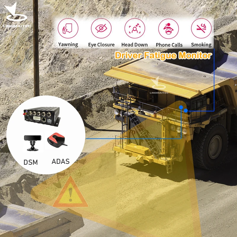 4G 4ch AHD 1080P AI MDVR Video Recorder Mobile DVR Intelligent In-Vehicle monitors DMS ADAS AI intelligent anti collision