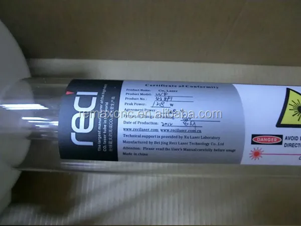High quality 10000 hours CO2 Reci 100w laser tube price for sale