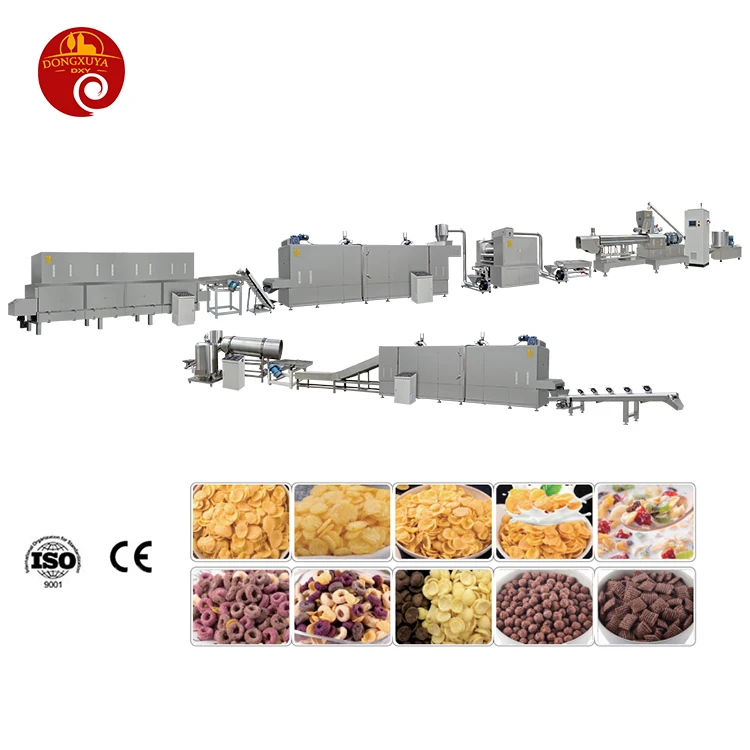 Сухие завтраки твиновский штрангпресс винта сухие Choco кукурузных хлопьев по еде любимого производственная линия машины