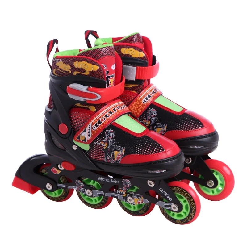 customizable retractable sizes durable inline and roller skate for kids