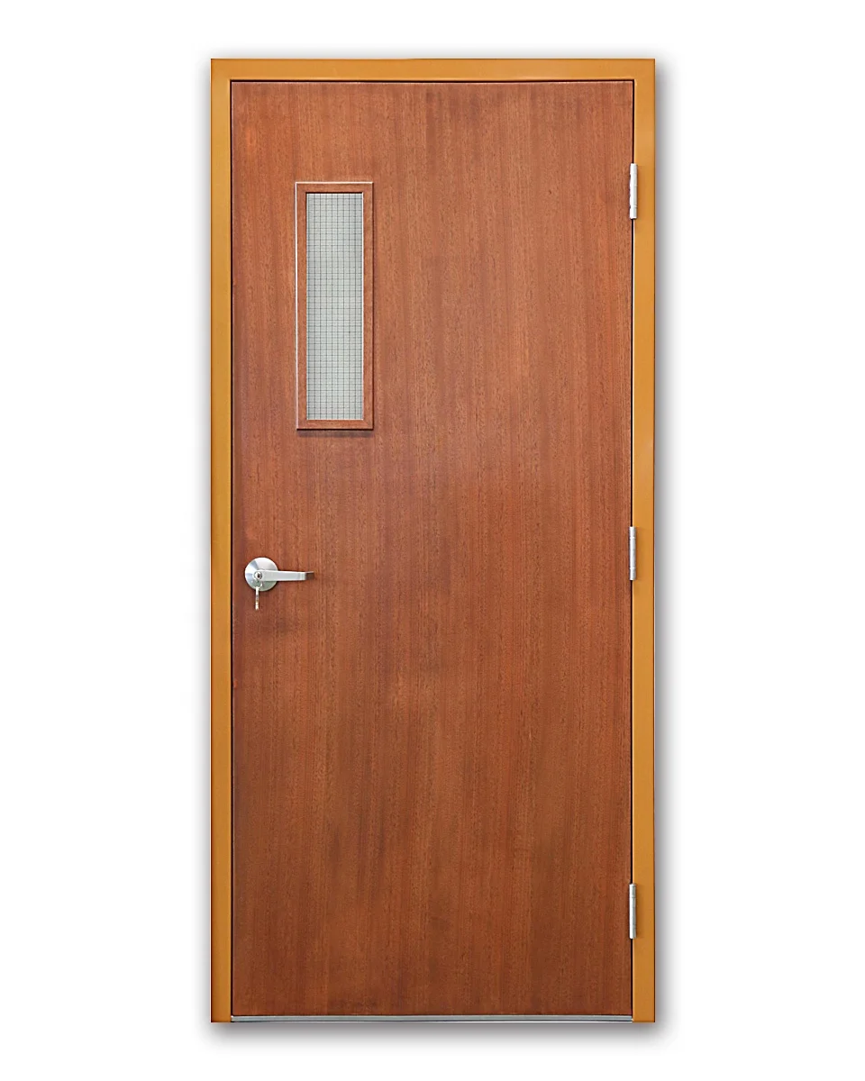Industrial Fire Rate Steel Door Single Leaf Security Fireproof Exit Metal Door CE Hotel School Hospital Building Gate Prices