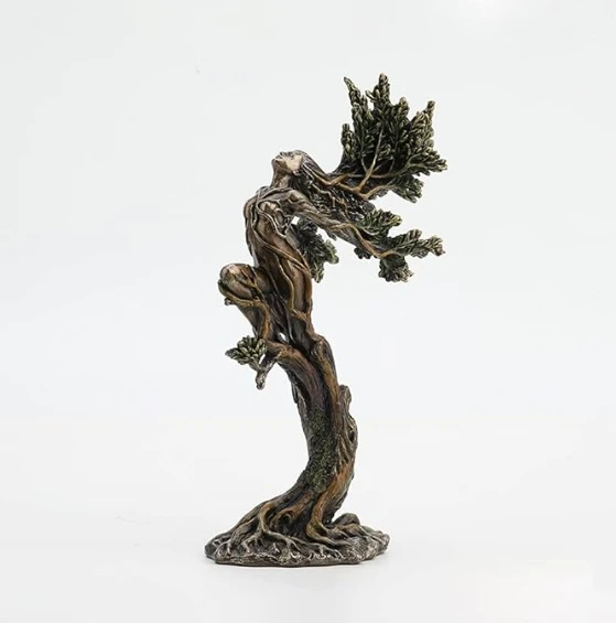 Resin Forest Nymph Element Cold cast bronze statues Fantasy Collection figurines for home decoration