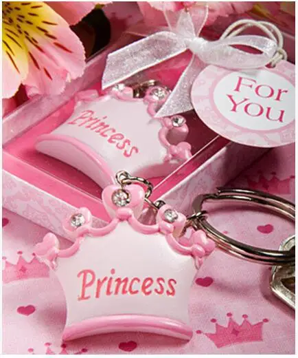 Wholesale acrylic crown keychain key ring keyholder for wedding