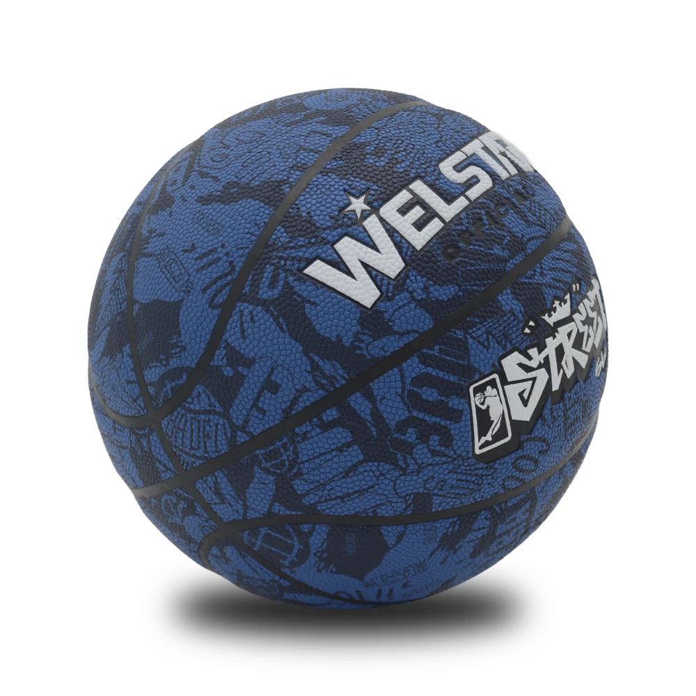 Best selling Custom basketball Soft Hygroscopic PU leather basketball Official Size 7 training Laminated basketball