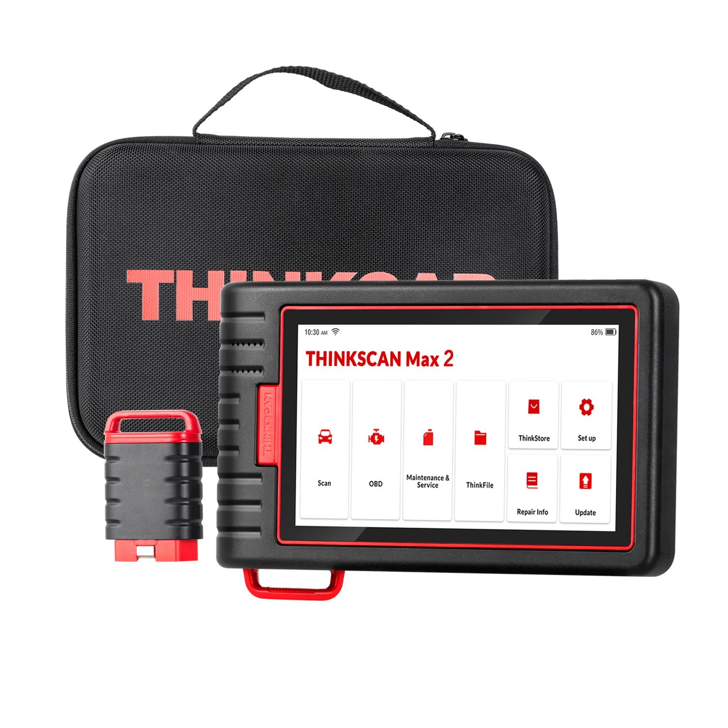 2024 THINKCAR Thinktool ThinkScan Max 2 полный срок службы системы без кодирования ECU OBD2 сканер Поддержка CANFD