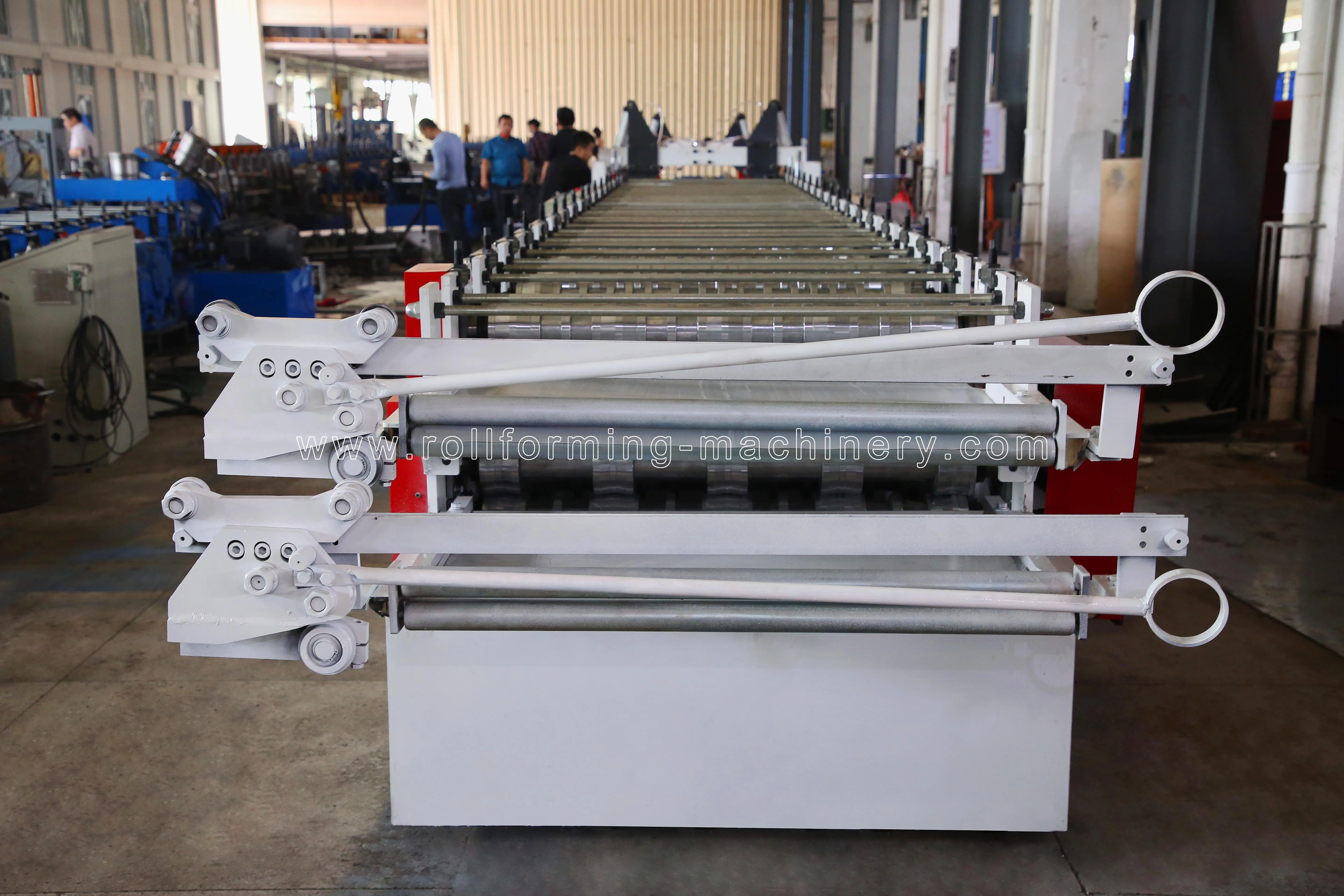 Colorful Corrugated Sheet Making Double Layer Roll Forming Form Metal Roof Machine