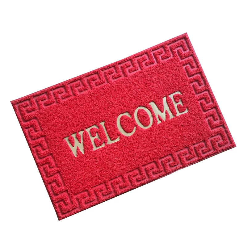 Открытый Вход ДОБРО ПОЖАЛОВАТЬ простые ПВХ Coir дверные коврики