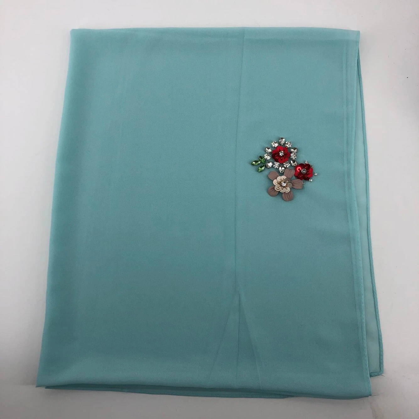 wholesale custom made hand drill chiffon hijab Scarf Muslim Hijab hot selling Scarf chiffon hijab