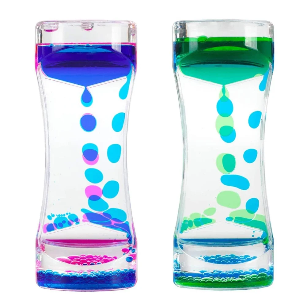 Liquid Motion Bubbler Timer for Sensory /Fidget Toy, Children Activity, Calm Relaxing Desk /Anxiety/Autism Toys