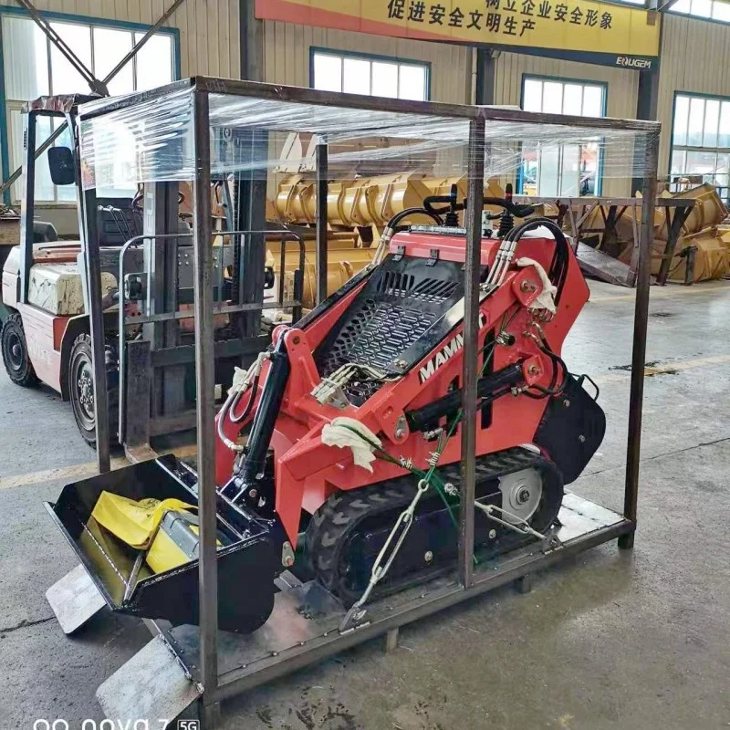 DEGRES Mini  farm earth moving front skid steer loader