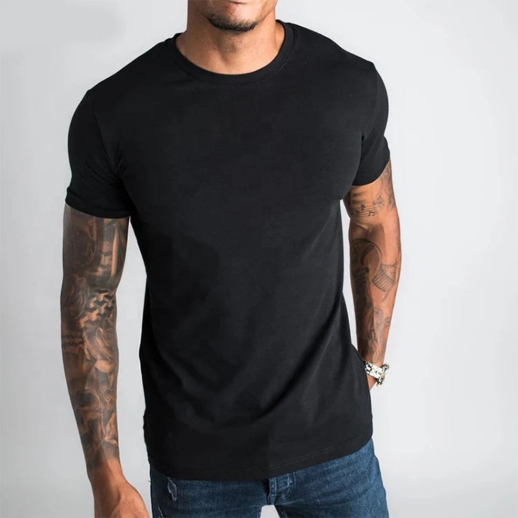 Wholesale Custom Athletic Dry Fitness Sports Wear Blank T Shirt Short Sleeve Mens Plain Gym T-Shirt