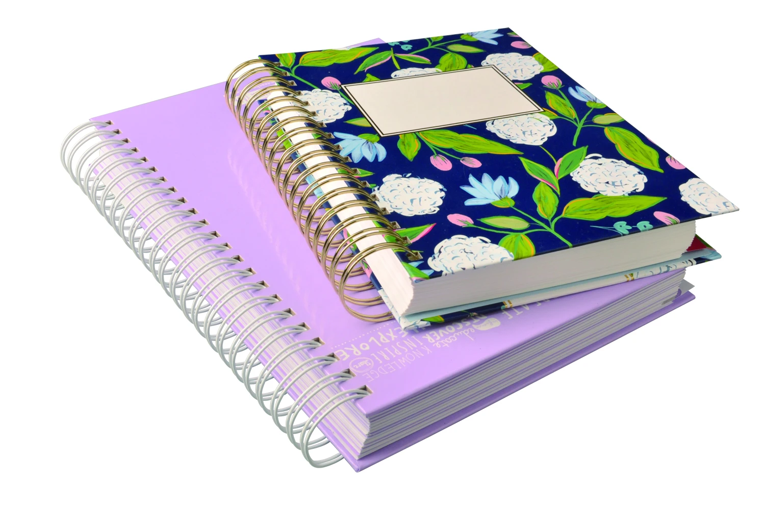 Hot Sale Aluminium Spiral Ring Wire O Spiral Binding Hardcover Business Office Weekly Planner Calendar Binding